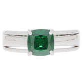 Sterling Silver Semi Mount Ring Setting Cushion CU 7X7mm - Syzjewelry